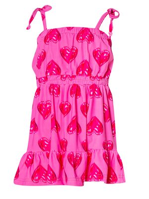SRFN heart print dress