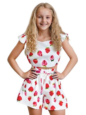 SRFN shorts and top set with back tie