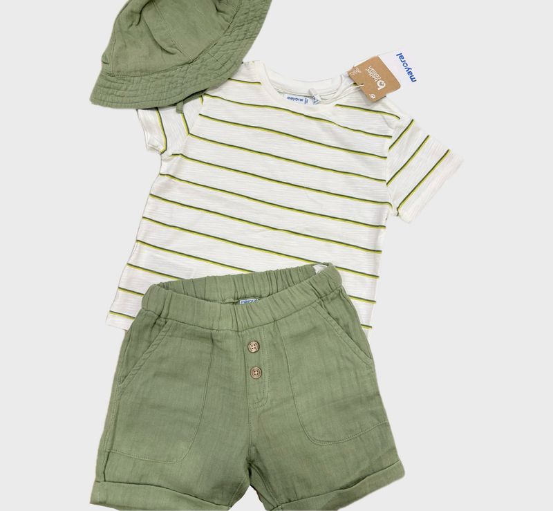 Mayoral 3 pieces set with hat