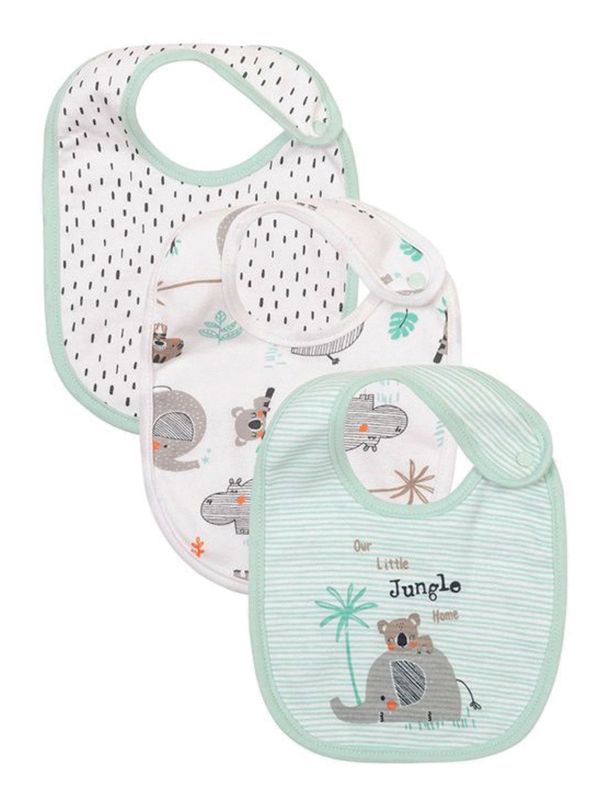 SRFN set of 3 bibs &#39;jungle&#39;
