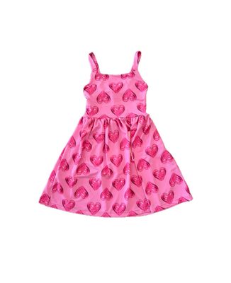 SRFN heart print dress