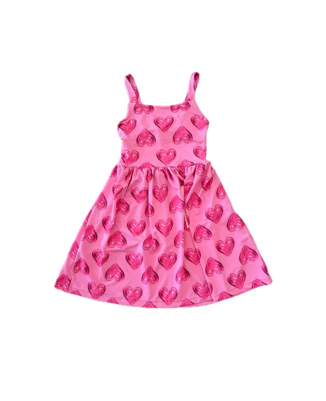 SRFN heart print dress