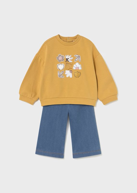 Baby jumper and trouser set