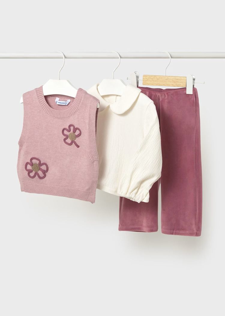 Mayoral 3 pieces sweater vest set