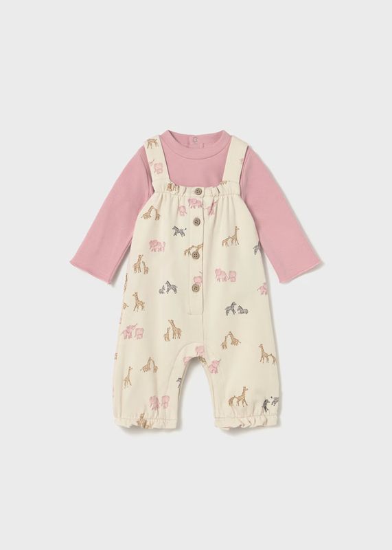 Mayoral dungarees and T-shirt set