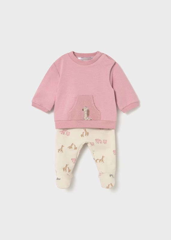 Mayoral jumper and footed leggings set
