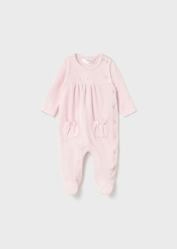 Mayoral set of 2 velvet rompers
