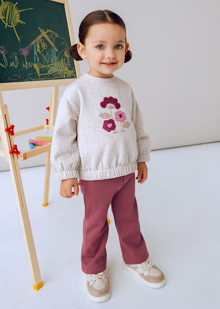 Mayoral legging and bell sleeve jumper set