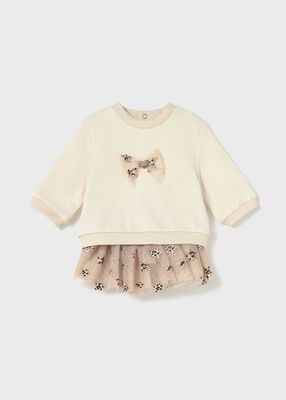 Mayoral tulle skirt and jumper set