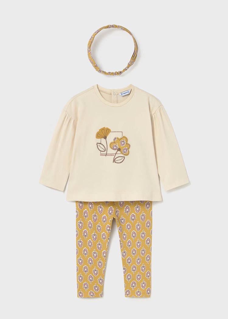 Mayoral leggings set with headband