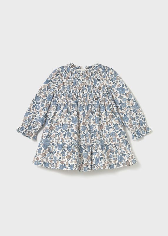 Mayoral velvet dress with ruffles
