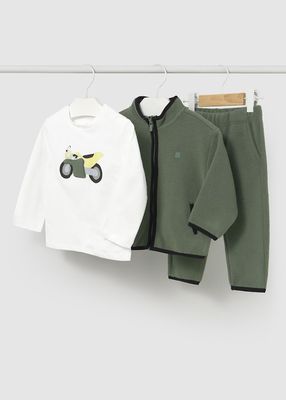 Mayoral fleece tracksuit set
