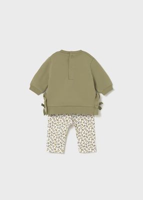 Mayoral sweatshirt with leggings set