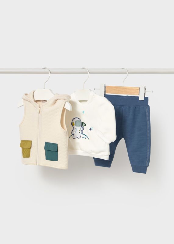 Mayoral 3 pieces vest set