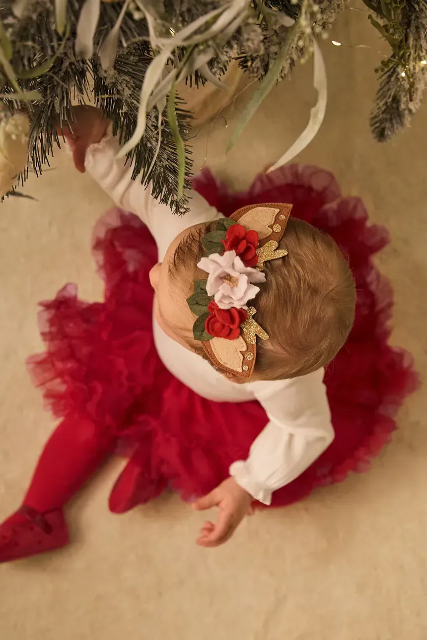 Mayoral Tulle Skirt with Ear Headband