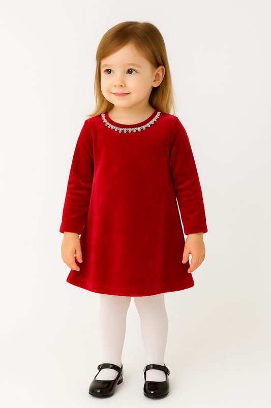 Dress With Built-in Necklace