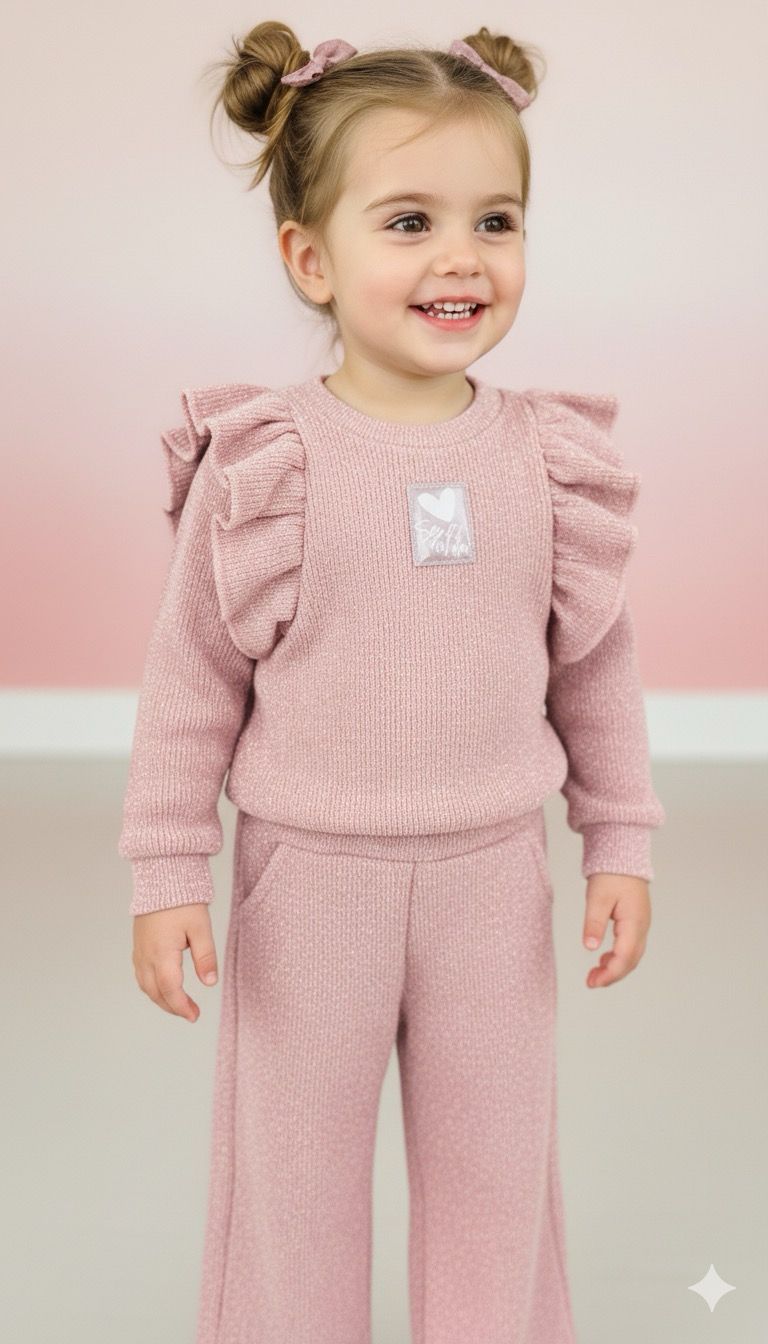 SRFN shiny knitted set