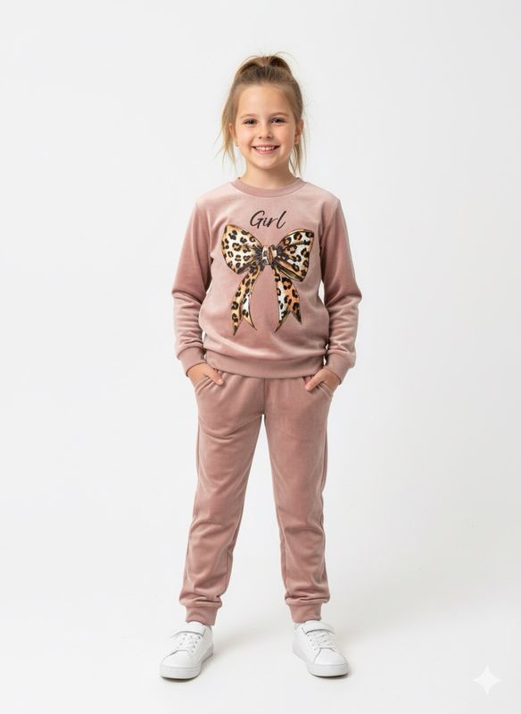 SRFN velour tracksuit set