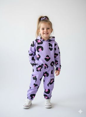SRFN hooded tracksuit set with scrunchie 