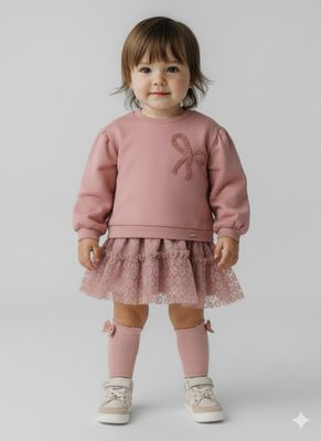 Mayoral tulle skirt and jumper set
