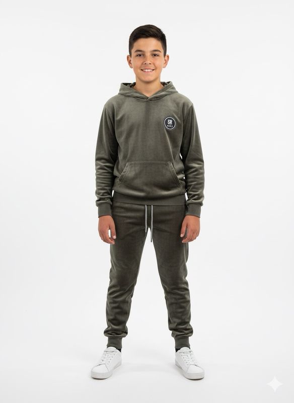 SRFN velvet set with hood