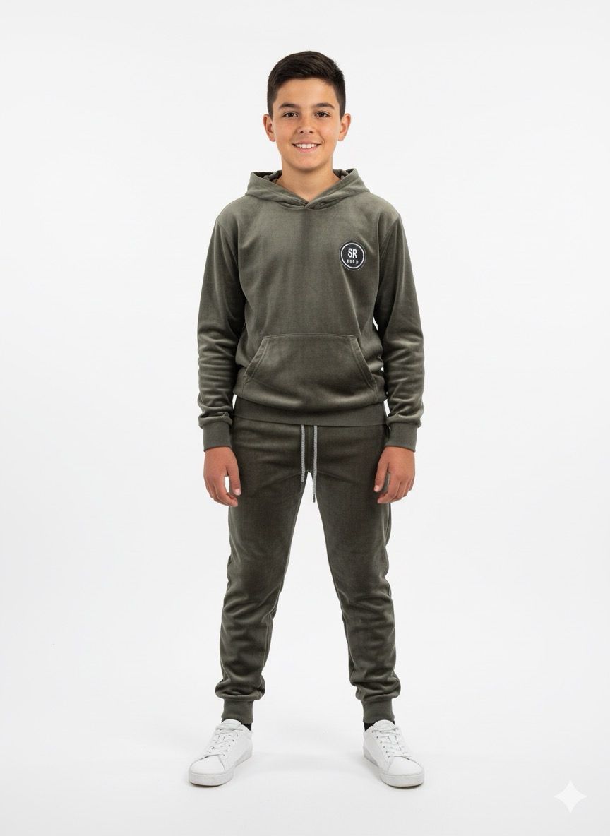 SRFN velvet set with hood