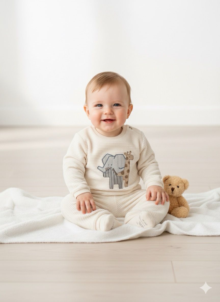 Mayoral 3 pieces corduroy knitted tracksuit