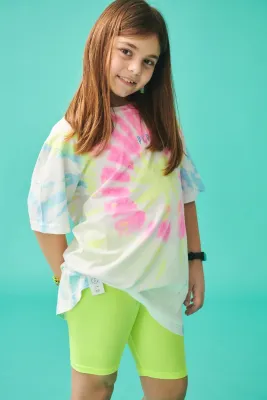 PCP Kiddo Amaryllis Biker Shorts Neon Yellow