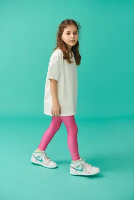PCP Kiddo Jacqueline Shiny Leggings Pink
