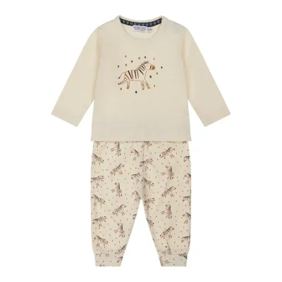 Baby Set Longsleeve And Trousers Zebra