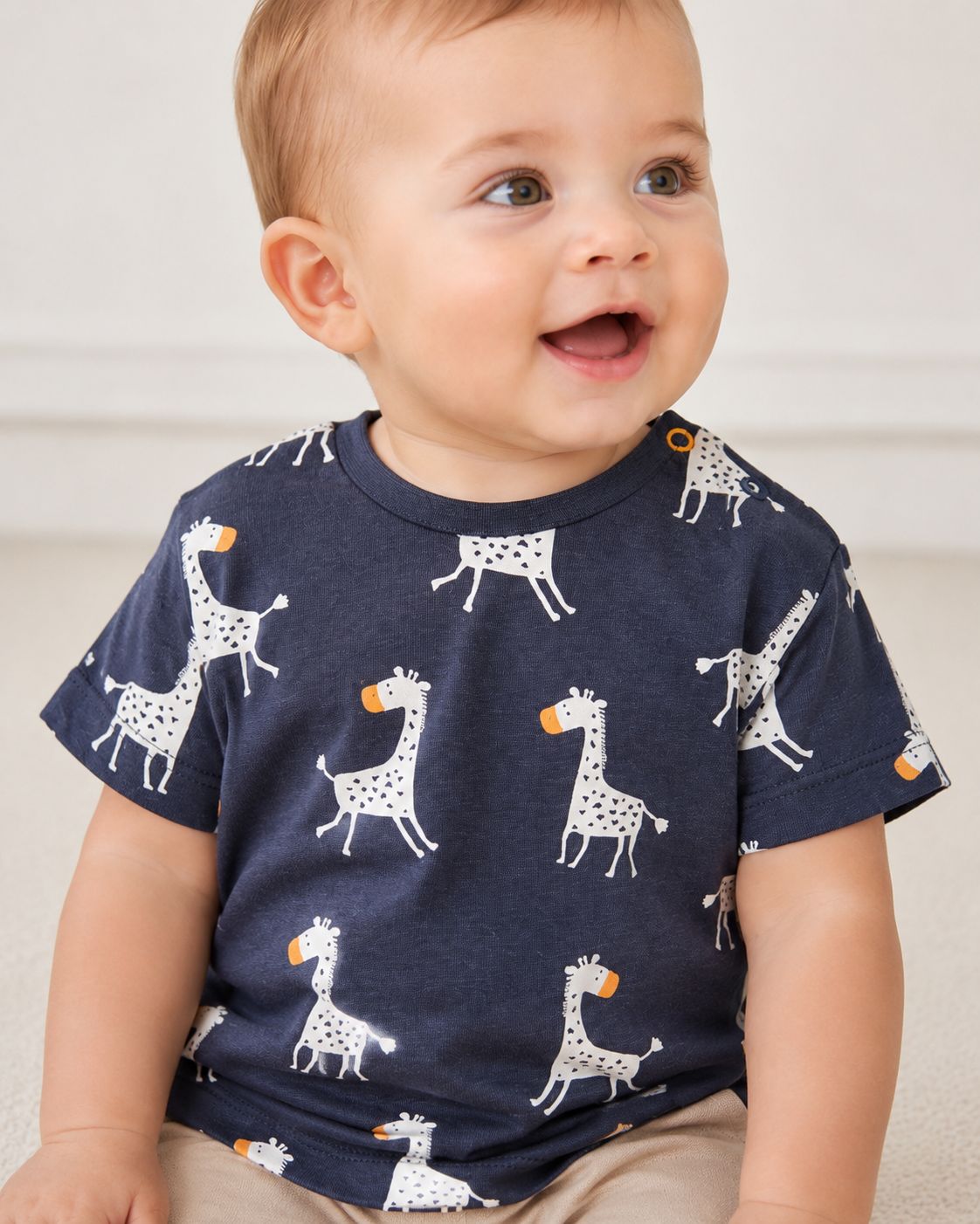 T-shirt Giraffe Allover