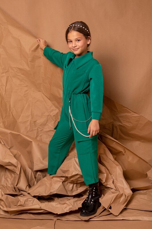 Chief jumpsuit with belt