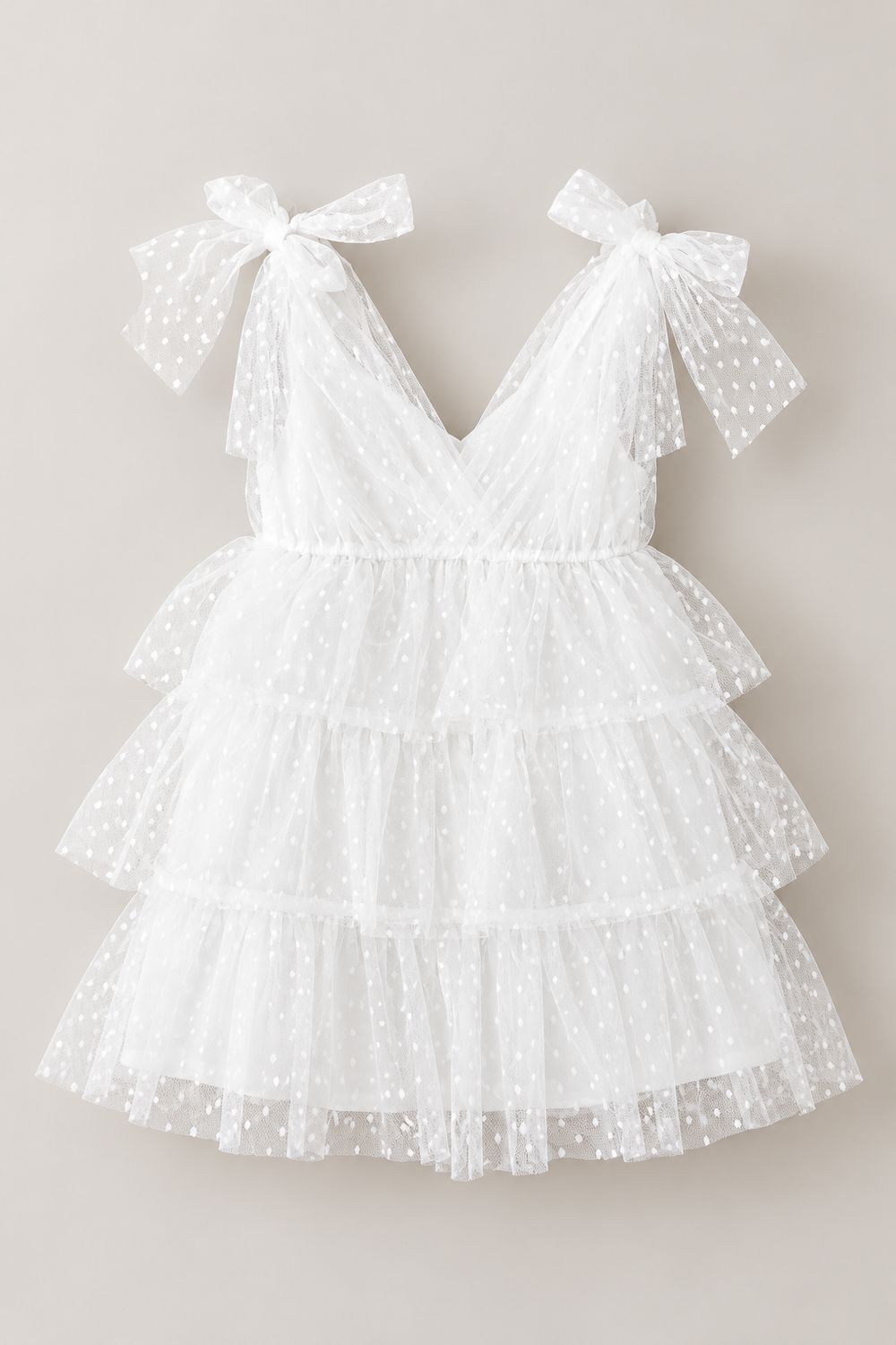 Chief dress tulle polka dots