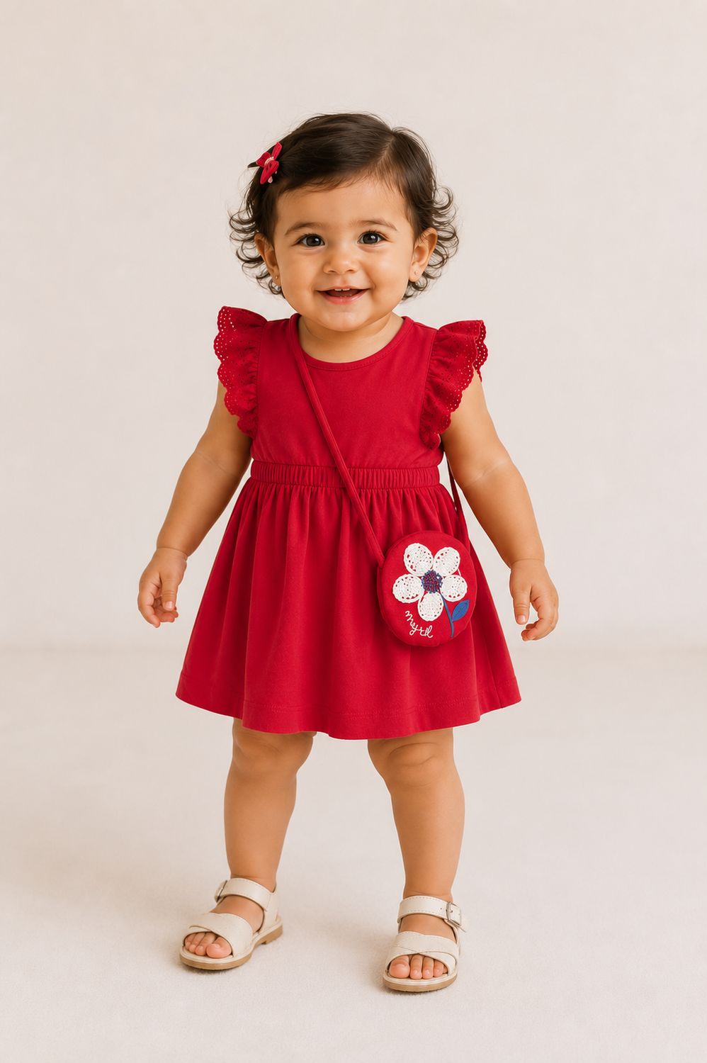Mayoral Dress with Bag