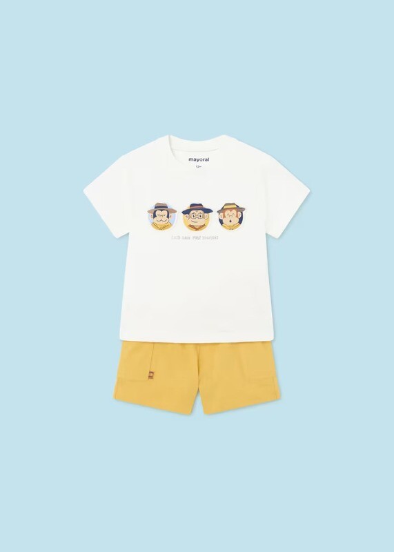 Mayoral t-shirt and cargo shorts set Mayoral t-shirt and cargo shorts set
