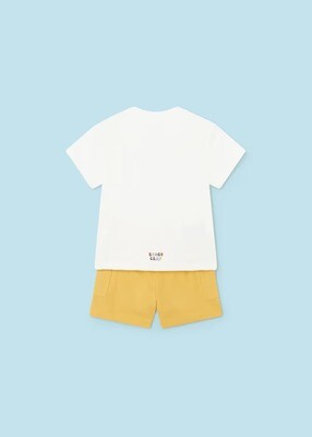 Mayoral t-shirt and cargo shorts set