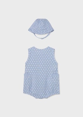 Mayoral Sleeveless Bodysuit With Hat