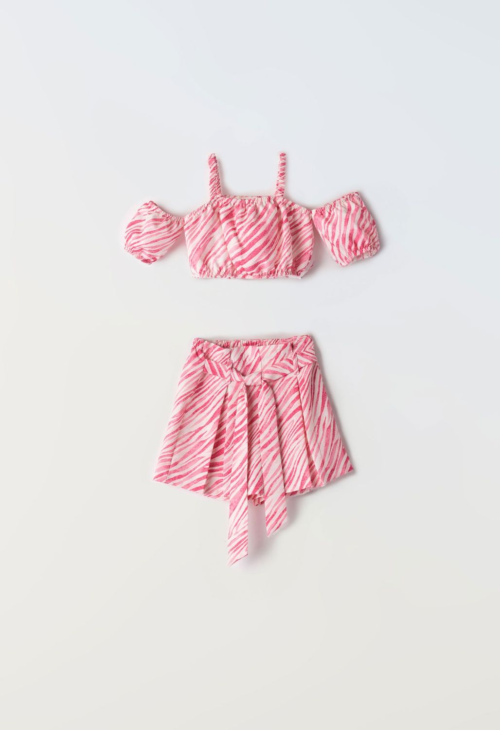 Crop Top And Shorts Set