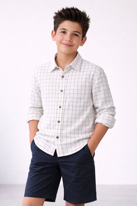 Shirt And Chino Short Set