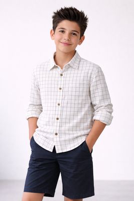 Shirt And Chino Short Set