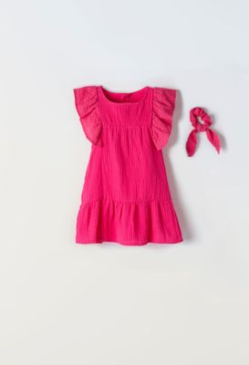 Floral With Hair Scrunchie Set