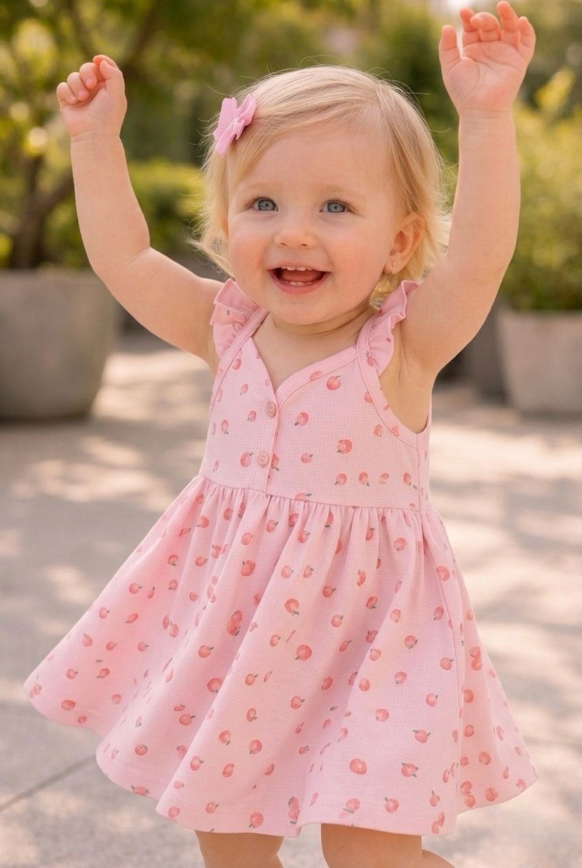 Print Fruits Dress