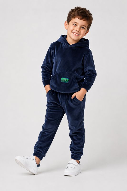 Velvet Set with Hood