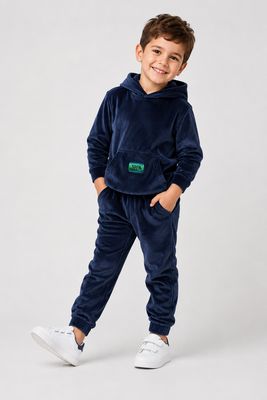 Velvet Set with Hood