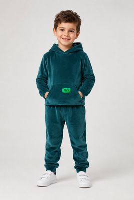 Velvet Set with Hood