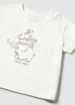 Mayoral animal silhouette t-shirt