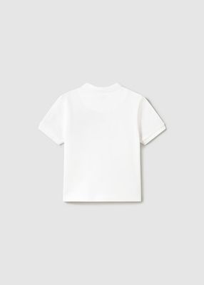 Mayoral mao collar polo shirt