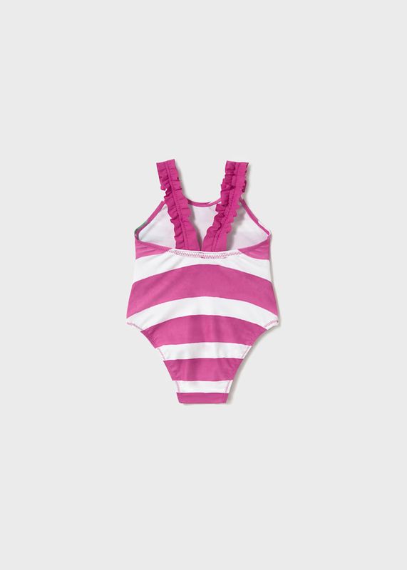 Mayoral floral striped swimsuit