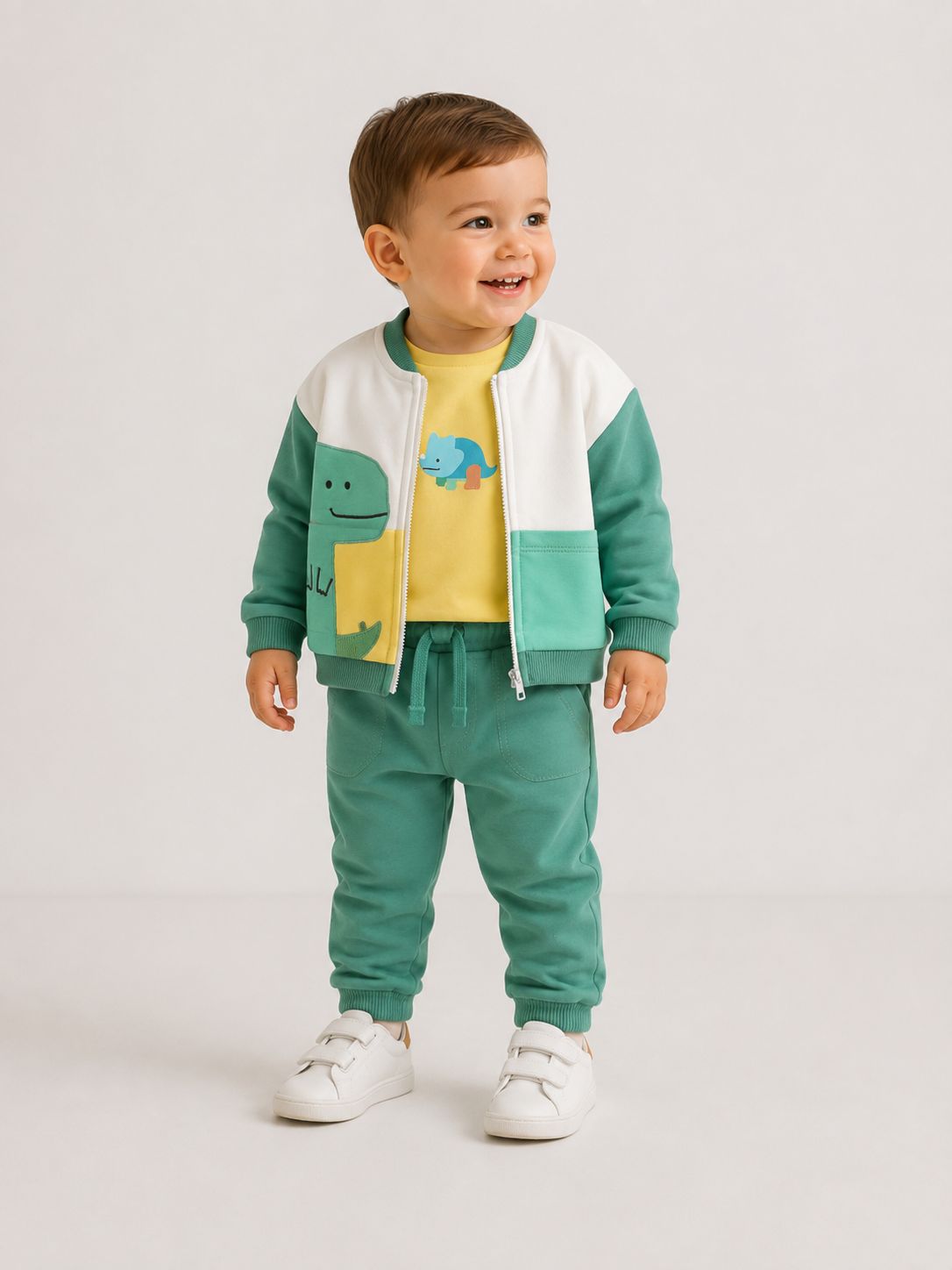 Mayoral 3 pieces animal tracksuit