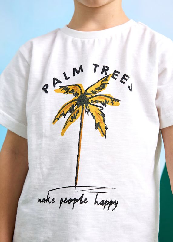 Mayoral summer print shorts and t-shirt set